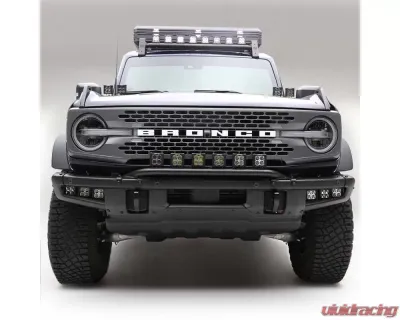 ZROADZ Black Front Bumper Top LED Bracket Ford Bronco 2021-2025 - Z325431