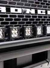 ZROADZ Black Front Bumper Top LED Bracket Ford Bronco 2021-2025                                     - Z325431 - Image 4