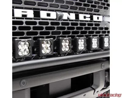 ZROADZ Black Front Bumper Top LED Bracket Ford Bronco 2021-2025 - Z325431