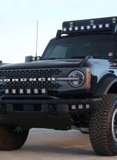 ZROADZ Black Front Bumper Top LED Bracket Ford Bronco 2021-2025                                     - Z325431 - Image 10