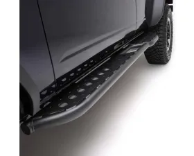 ZROADZ Rock Side Side Step Sliders 4 Door Black Ford Bronco 2021-2025