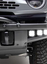 ZROADZ Black Front Bumper OEM Fog LED Kit w/6 3" White LED POD Lights Ford Bronco 2021-2025                                     - Z325401-KIT - Image 12