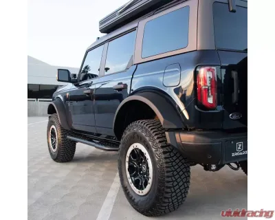 ZROADZ Rock Side Side Step Sliders 2 Door Black Ford Bronco 2021-2025 - Z745421