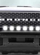 ZROADZ Black Front Bumper Top LED Kit w/6 3" LED Light Pods Ford Bronco 2021-2025                                     - Z325431-KIT - Image 15