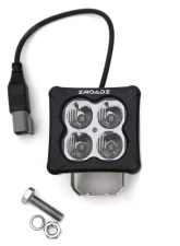 ZROADZ Black Lower A Pillar LED Kit w/2 3" White LED & 2 3" Amber LED Pod Lights Ford Bronco 2021-2025                                     - Z365401-KIT4AW - Image 13