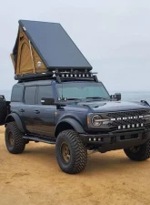 ZROADZ Rock Side Side Step Sliders 4 Door Black Ford Bronco 2021-2025                                     - Z745401 - Image 11