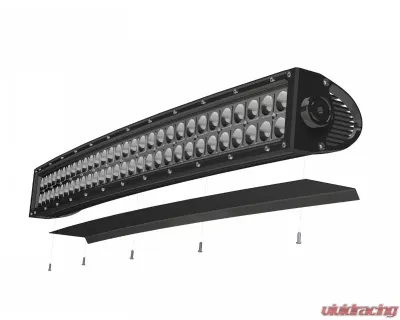 ZROADZ 40" Curved LED Light Bar Noise Cancelling Wind Diffuser - Z330040C