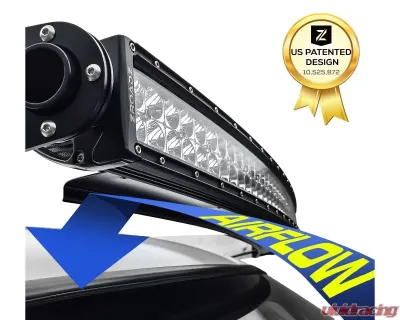 ZROADZ 50" Curved LED Light Bar Noise Cancelling Wind Diffuser - Z330050C