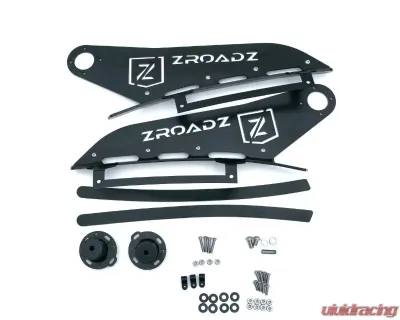 ZROADZ Front Roof LED Kit Incl. (1) 50 Inch LED Curved Double Row Light Bar Chevrolet Silverado Sierra 1500 2007-2013 - Z332051-Kit-C