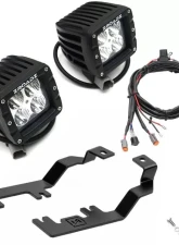 ZROADZ Hood Hinge LED Kit  Incl. (2) 3 Inch LED Pod Lights Silverado Sierra 1500 2014-2018                                     - Z362081-Kit2 - Image 7