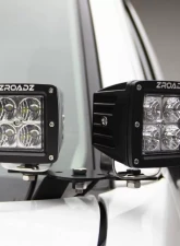 ZROADZ Hood Hinge LED Kit Includes (4) 3 Inch ZROADZ LED Pod Lights | Universal Wiring Harness Chevrolet Silverado 1500 2014-2018                                     - Z362081-Kit4 - Image 5