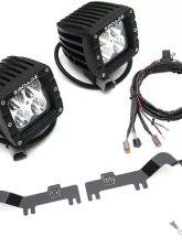 ZROADZ Hood Hinge LED Kit  Incl. (2) 3 Inch LED Pod Lights Chevrolet Silverado 1500 2019+                                     - Z362181-KIT2 - Image 7