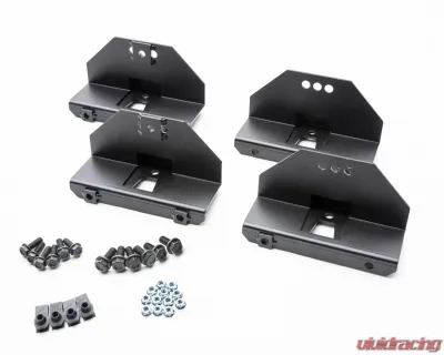 ZROADZ 4 Door Installation Bracket Kit, Rock Sliders Ford Bronco 2021-2025 - Z745401-4BK