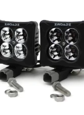 ZROADZ LED Light Pod Set G2 Series Amber Flood Beam 2 Piece  3 Inch                                     - Z30BC12W-D3A-2 - Image 3