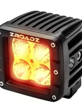 ZROADZ AMBER LED Flood Beam Pod Light 3 Inch                                     - Z30BC20W-2-E4A - Image 11