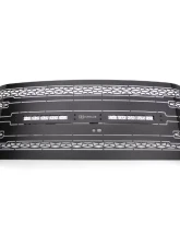 ZROADZ Grille Black 1 Pc Replacement w/ 2Pcs 10" LEDs Ford  Super Duty 2017-2019                                     - Z315371 - Image 8
