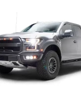 ZROADZ Front Bumper OEM Fog Amber LED Kit w/ 2Pcs 3 Inch Amber LED Pod Lights Ford F-150 Raptor 2017-2020                                     - Z325672-KIT - Image 14