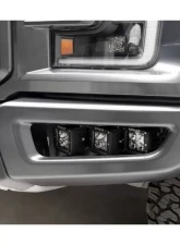 ZROADZ Front Bumper OEM Fog Amber LED Kit w/ 2Pcs 3 Inch Amber LED Pod Lights Ford F-150 Raptor 2017-2020                                     - Z325672-KIT - Image 2