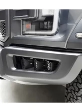 ZROADZ Front Bumper OEM Fog Amber LED Kit w/ 2Pcs 3 Inch Amber LED Pod Lights Ford F-150 Raptor 2017-2020                                     - Z325672-KIT - Image 3