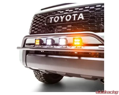 ZROADZ Front Bumper LED Kit (White and Amber) Toyota Tundra 2014-2021 - Z329661-KITAW