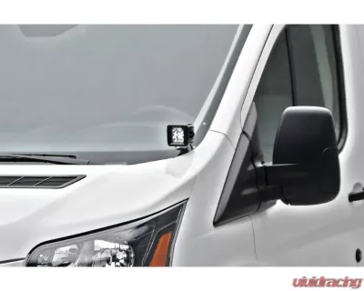 ZROADZ Hood Hinge LED Kit w/ 2Pcs 3 Inch LED Pod Lights Ford Transit 2015-2018 - Z365751-KIT2