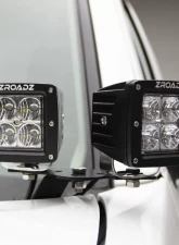 ZROADZ Hood Hinge LED Kit w/ 4Pcs 3 Inch LED Pod Lights Ford Ranger 2019-2023                                     - Z365821-KIT4 - Image 11