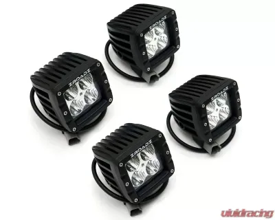 ZROADZ Hood Hinge LED Kit w/ 4Pcs 3 Inch LED Pod Lights Ford Ranger 2019-2023 - Z365821-KIT4