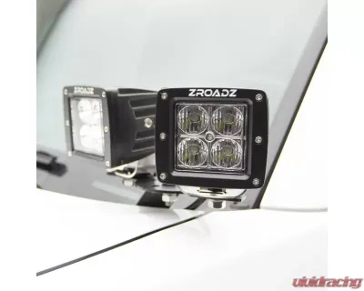 ZROADZ Hood Hinge LED Kit w/ 4Pcs 3 Inch LED Pod Lights Toyota 4Runner 2014-2020 - Z369491-KIT4