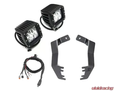 ZROADZ Hood Hinge LED Kit w/2Pcs 3 Inch LED Pod Lights Toyota Tundra 2022-2025 - Z369671-KIT2