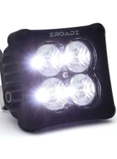 ZROADZ Hood Hinge LED Kit w/2Pcs 3 Inch Amber & 2Pcs White LED Pod Lights Toyota Tundra 2022-2025                                     - Z369671-KITAW - Image 11