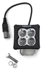 ZROADZ Hood Hinge LED Kit w/2Pcs 3 Inch Amber & 2Pcs White LED Pod Lights Toyota Tundra 2022-2025                                     - Z369671-KITAW - Image 2