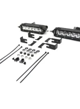 ZROADZ OEM Grille LED Kit w/ 2Pcs 6 Inch LED Straight Single Row Slim Light Bars GMC Sierra 1500 2019-2022                                     - Z412281-KIT - Image 5