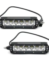 ZROADZ OEM Grille LED Kit w/ 2Pcs 6 Inch LED Straight Single Row Slim Light Bars GMC Sierra 1500 2019-2022                                     - Z412281-KIT - Image 8