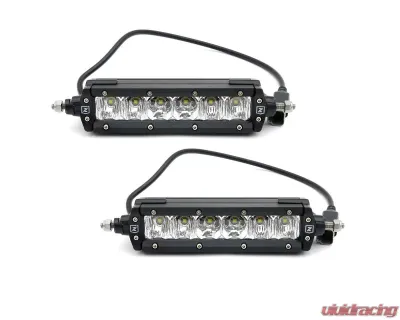 ZROADZ OEM Grille LED Kit w/ 2Pcs 6 Inch LED Straight Single Row Slim Light Bars GMC Sierra 1500 2019-2022 - Z412281-KIT
