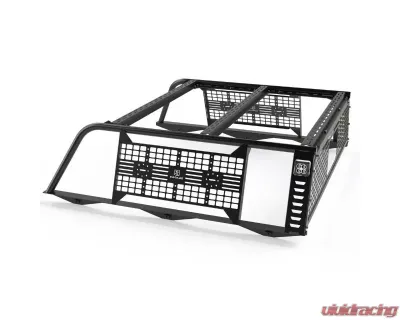 ZROADZ MOLLE Overland Rack w/ 3" White ZROADZ LED Pod Lights Toyota Tundra 2014-2021 - Z859661