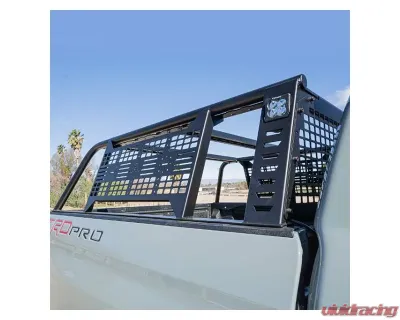 ZROADZ MOLLE Overland Rack w/ 3" White ZROADZ LED Pod Lights Toyota Tundra 2014-2021 - Z859661