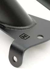 ZROADZ Prerunner Baja Series Front Bumper Bars - LED Kit (Mid-Length Hoop) LED Kit (4" Round Amber LED Pod Lights) Ford Bronco 2021-2025                                     - Z325451-KITA - Image 4