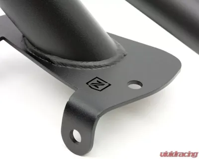 ZROADZ Prerunner Baja Series Front Bumper Bars - LED Kit (Mid-Length Hoop) LED Kit (4" Round Amber LED Pod Lights) Ford Bronco 2021-2025 - Z325451-KITA