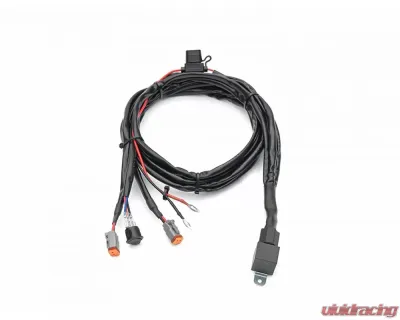 ZROADZ Prerunner Baja Series Front Bumper Bars - LED Kit (Mid-Length Hoop) LED Kit (4" Round Amber LED Pod Lights) Ford Bronco 2021-2025 - Z325451-KITA