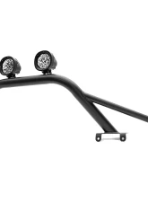 ZROADZ Prerunner Baja Series Front Bumper Bars - LED Kit (Mid-Length Hoop) LED Kit (4" Round White LED Pod Lights) Ford Bronco 2021-2025                                     - Z325451-KIT - Image 2