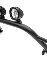 ZROADZ Prerunner Baja Series Front Bumper Bars - LED Kit (Mid-Length Hoop) LED Kit (4" Round White LED Pod Lights) Ford Bronco 2021-2025                                     - Z325451-KIT - Image 5