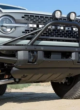 ZROADZ Prerunner Baja Series Front Bumper Bars - LED Kit (Mid-Length Hoop) LED Kit (4" Round White LED Pod Lights) Ford Bronco 2021-2025                                     - Z325451-KIT - Image 7