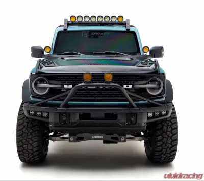 ZROADZ Mirror/Ditch Light Bracket KIT w/ Amber LED Lights & Universal Harness Ford Bronco 2021-2025 - Z365501-KIT2A