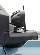 ZROADZ Mirror/Ditch Light Bracket KIT w/ White LED Lights & Universal Harness Ford Bronco 2021-2025                                     - Z365501-KIT2 - Image 2