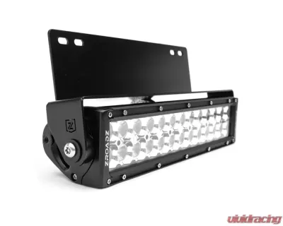 ZROADZ Front Bumper Center LED KIT w/ 12" LED Straight Double Row Light Bar Ford Super Duty 2020-2023 - Z325571-KIT