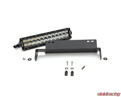 ZROADZ Front Bumper Center LED KIT w/ 12" LED Straight Double Row Light Bar Ford Super Duty 2020-2023 - Z325571-KIT