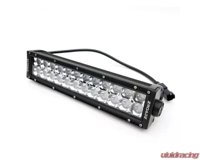 ZROADZ Front Bumper Center LED KIT w/ 12" LED Straight Double Row Light Bar Ford Super Duty 2020-2023 - Z325571-KIT