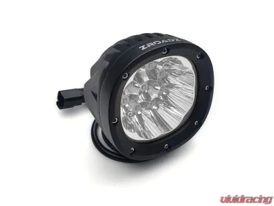 ZROADZ Front Bumper Top LED Mounting Kit w/ (4) 4-inch ZROADAZ White & (2) 4 inch Amber LED Light Pods RAM 2500 | 3500 2019-2024 - Z324531-KITAW