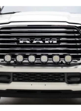 ZROADZ Front Bumper Top LED Mounting Kit w/ (6) 4-inch ZROADAZ White LED Light Pods RAM 2500 | 3500 2019-2024                                     - Z324531-KIT - Image 2
