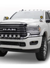 ZROADZ Front Bumper Top LED Mounting Kit w/ (6) 4-inch ZROADAZ White LED Light Pods RAM 2500 | 3500 2019-2024                                     - Z324531-KIT - Image 3